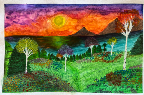 CD07 Congressional Art Competition winning piece by Johanna Navarro